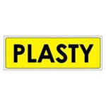 Triedený odpad-plasty,plast 2mm,290x100mm