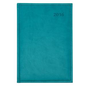 Týždenný diár 2016 Tomáš vivella A4 - tyrkysová