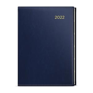 Týždenný diár 2022 Oskar Premier A5 - Modrá