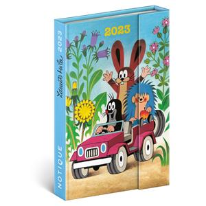 Týždenný diár 2023 magnetický B6 Krtko