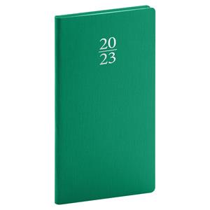 Týždenný diár 2023 vreckový Capys - zelená