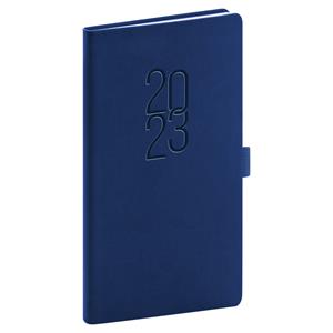 Týždenný diár 2023 vreckový Vivella Classic - modrá