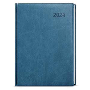 Týždenný diár 2024 Oscar Vivella A5 - Petrolejová