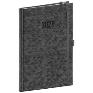 Týždenný diár 2026 A5 Rivoli - šedá