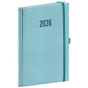 Týždenný diár 2026 A5 Rivoli - svetlo modrá