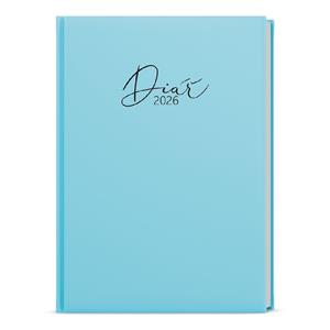 Týždenný diár 2026 Oskar Lamino Pastel A5 - modrá