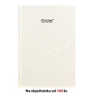 Týždenný diár 2026 slovenský EKO A5 s poznámkami - káva