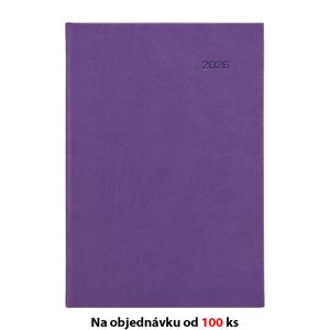 Týždenný diár 2026 Viva A5 s poznámkami - fialová