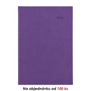 Týždenný diár 2026 Viva A5 s poznámkami - hnedá