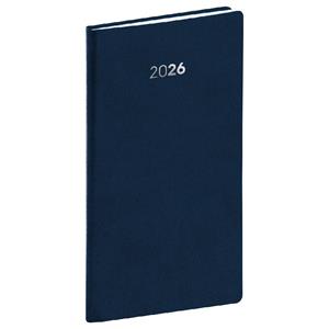 Týždenný diár 2026 vreckový Balakon - tmavo modrá