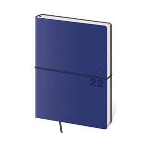 Týždenný diár A5 2022 Flexio - tmavo modrá