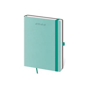 Týždenný diár B6 2022 Flexies - mätová