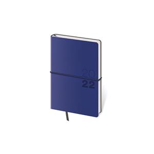 Týždenný vreckový diár 2022 Flexio - tmavo modrá