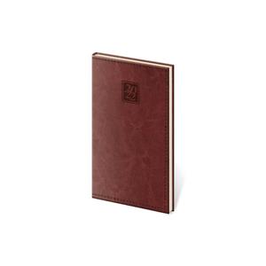 Týždenný vreckový diár 2022 Nebrasca - anglická červená