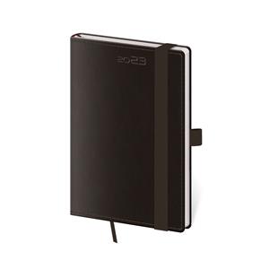 Týždenný vreckový diár 2023 Double Black