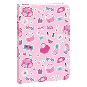 Týždenný vreckový diár 2025/2026 Študent - Pinky