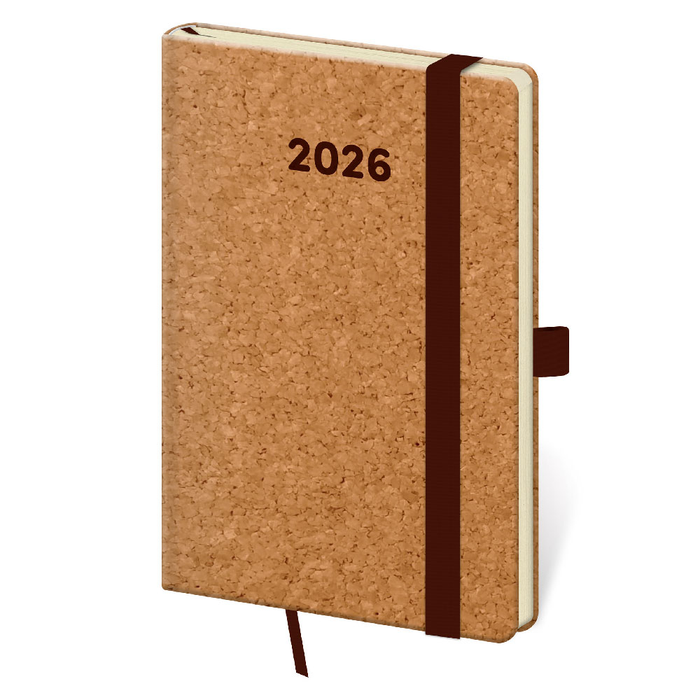 Týždenný vreckový diár 2026 Cork