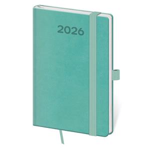 Týždenný vreckový diár 2026 Print Pop - svetlo zelená