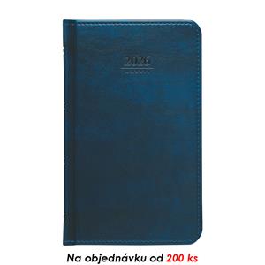 Týždenný vreckový diár 2026 Słowacki slovenský Atlas - modrá