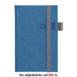 Týždenný vreckový diár 2026 Słowacki slovenský Tweed - modrá