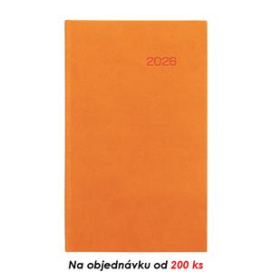Týždenný vreckový diár 2026 Słowacki slovenský Viva - oranžová