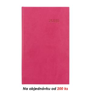 Týždenný vreckový diár 2026 Słowacki slovenský Viva - ružová