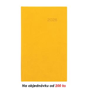 Týždenný vreckový diár 2026 Słowacki slovenský Viva - žltá