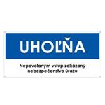 Uhoľňa, modrá, plast 2mm s dierkami-190x90mm