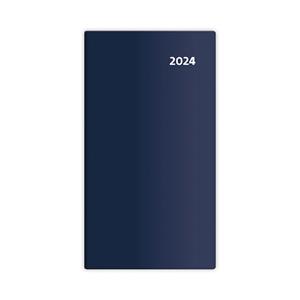 Vreckový diár 2024 SK dvojtýždňový - Torino - modrá