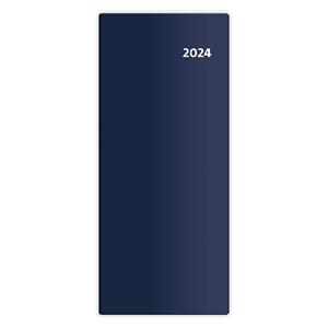 Vreckový diár 2024 SK mesačný - Torino - modrá