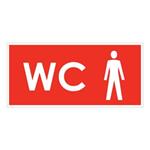 WC muži,plast 1mm,190x90mm