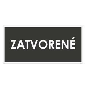 Zatvorené, šedá, plast 2mm,190x90mm